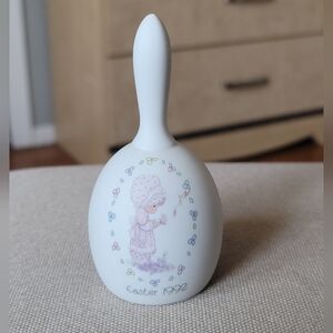 PRECIOUS MOMENTS 1992 Easter 'We Are God's Workmanship' Bell